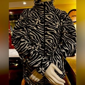 You’ll definitely stand out in this zebra fleece by Columbia